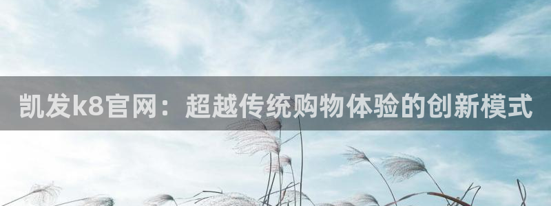 凯发苑六期：凯发k8官网：超越传统购物体验的创新模式